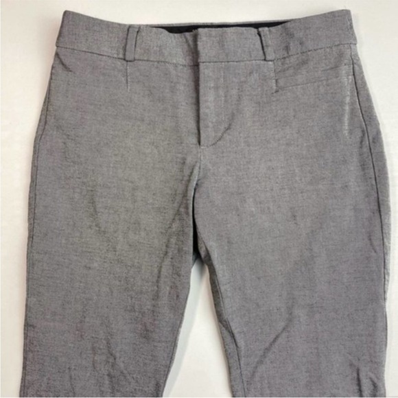 Banana Republic Sloan Fit Ankle Length Dress Pants Sz 2 Petite Gray - Picture 2 of 5